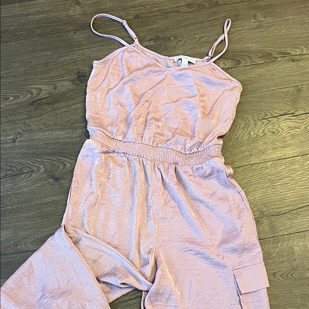Pink Sleeveless Jumpsuit | M